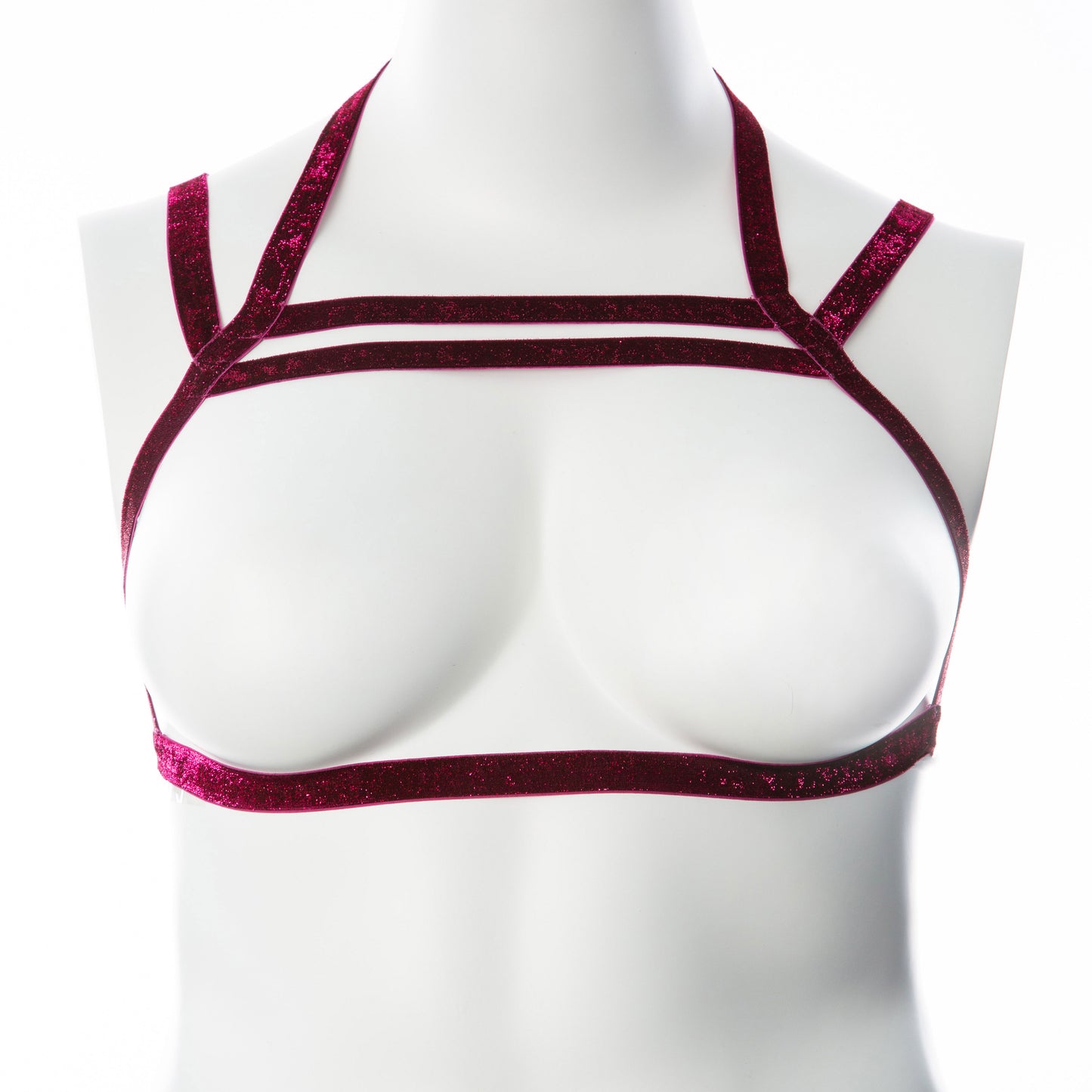 Gender Fluid Sugar Coated Harness - Large/xxlarge - Raspberry GFL-H402