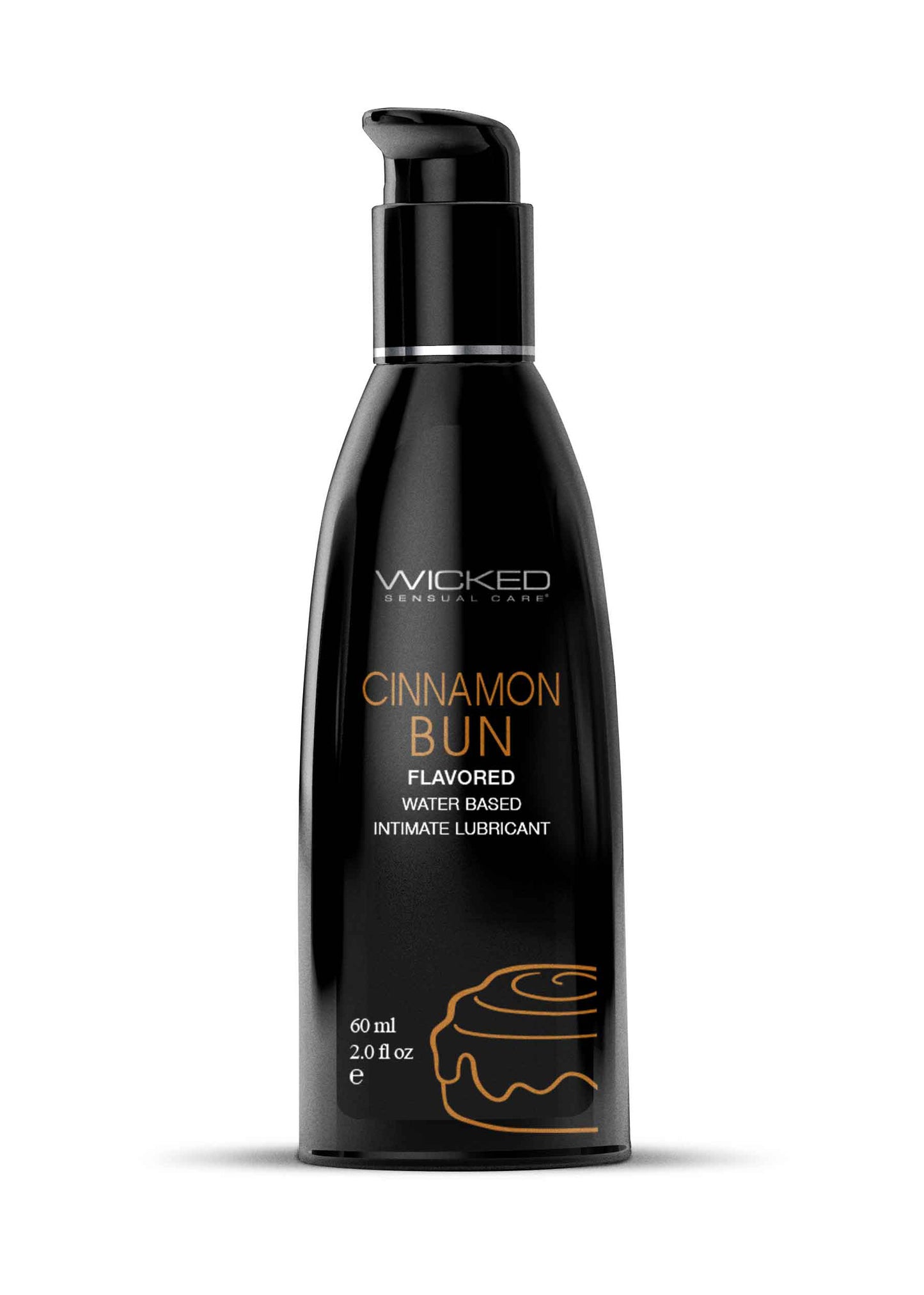 Aqua Cinnamon Bun Flavored Water Based Intimate Lubricant - 2 Fl. Oz. WS-90342