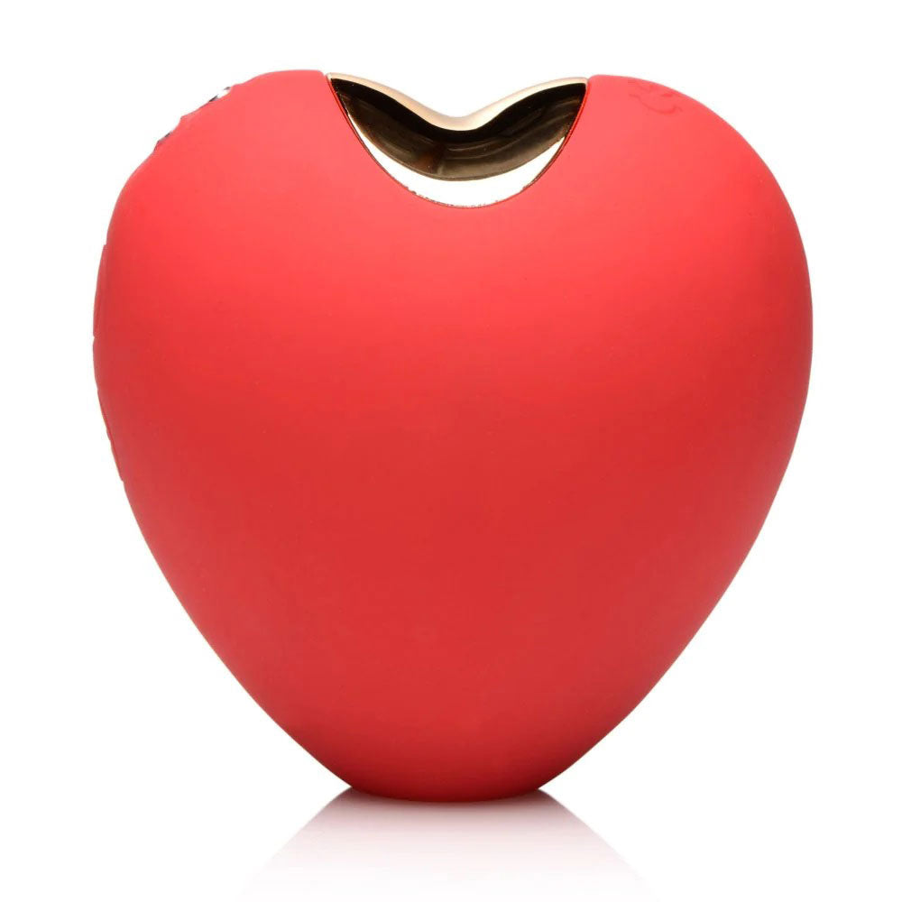 Shegasm 10x Heart Desire Silicone Suction Clit Stimulator - Red INM-AG945