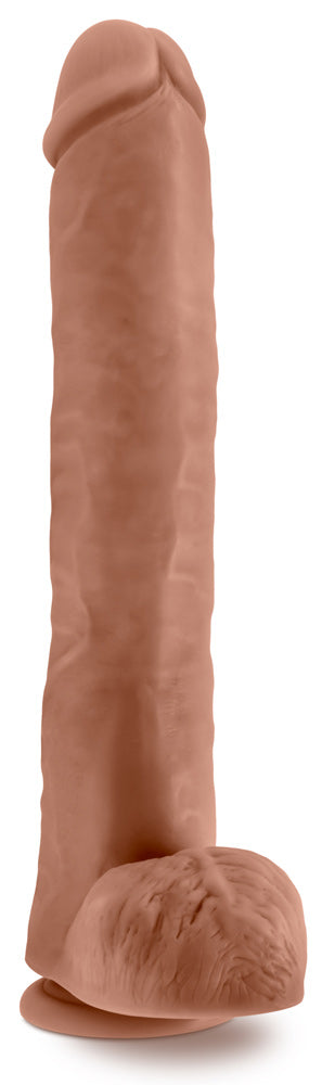 Au Naturel - Daddy - 14 Inch Dildo - Mocha BL-26647