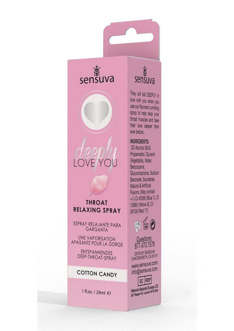 Deeply Love You Throat Relaxing Spray - 1 Fl. Oz. - Cotton Candy SEN-VL501-ML