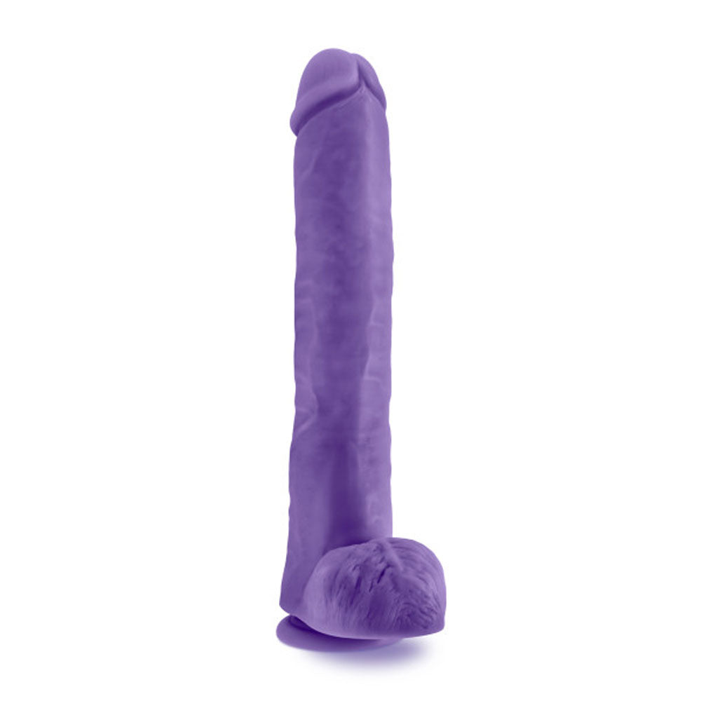 Au Naturel - Bold - Daddy - 14 Inch Dildo - Purple BL-26641