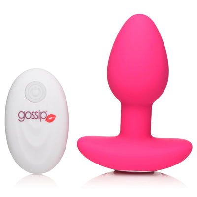 Gossip Pop Rocker 10x Vibrating Silicone Plug - Magenta CN-04-0758-50